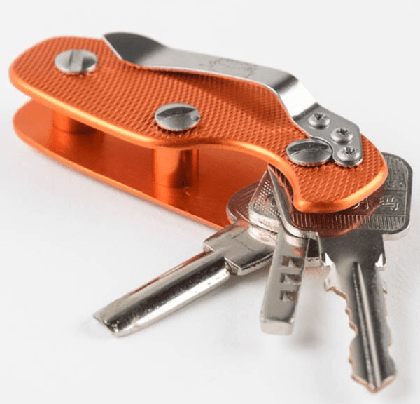 Praktisk Keyorganizer (smart nyckelring) - Aluminium Svart