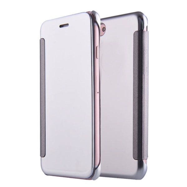 Tyylikäs joustava kotelo (LEMAN) - iPhone 8 Silver