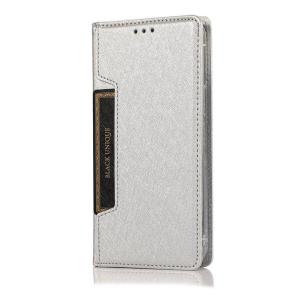 Huomaavainen joustava lompakkokotelo (FLOVEME) - iPhone 12 Mini Silver