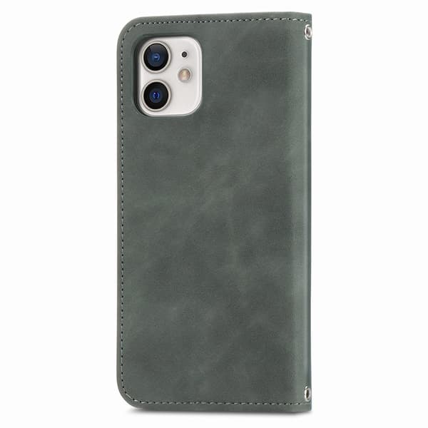 Lompakkokotelo - iPhone 12 Mörkblå