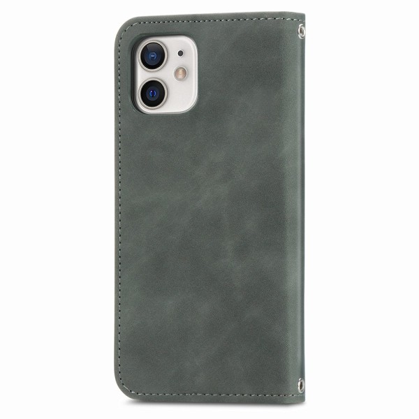 Plånboksfodral - iPhone 12 Mörkgrön