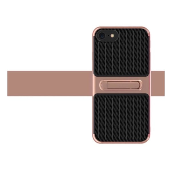 iPhone 7 PLUS - HYBRID stødabsorberende Elegant Carbon Cover FLOVEME Guld