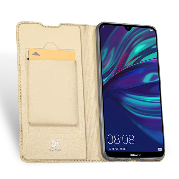 DUX DUCIS Exclusive -kotelo korttipaikalla - Huawei P Smart 2019 Marinblå