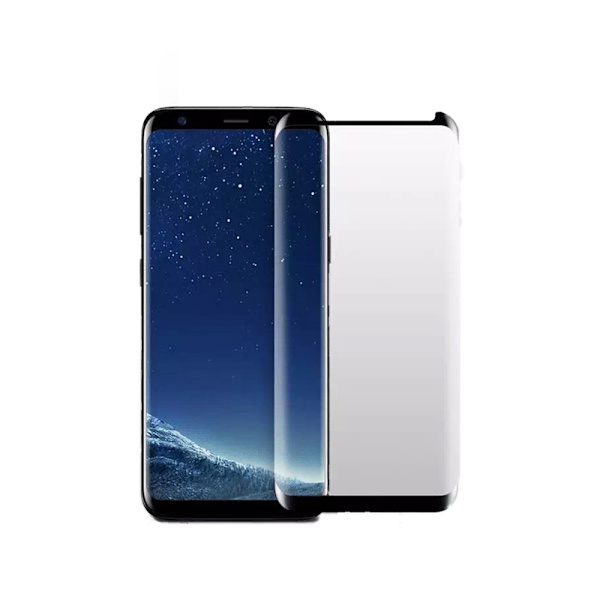 2-PACK HuTech Skärmskydd CASE-Friendly & F-G Samsung Galaxy S8+ Svart