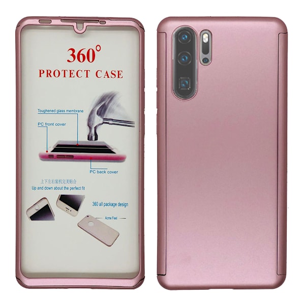Exklusivt Stötdämpande Floveme 360 Fodral - Huawei P30 Pro Guld