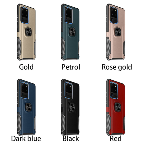 Samsung Galaxy S20 Ultra - Skal med Ringh�llare Röd