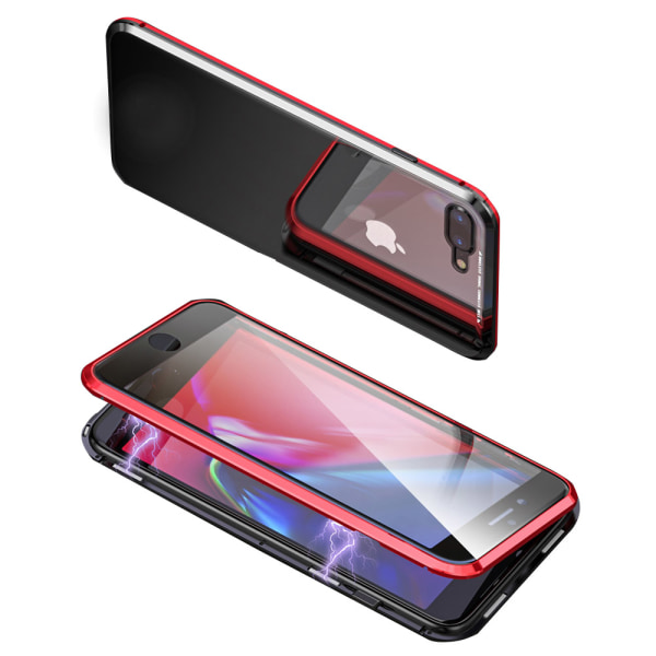 Dubbelsidigt Magnetiskt Skal - iPhone 8 Röd