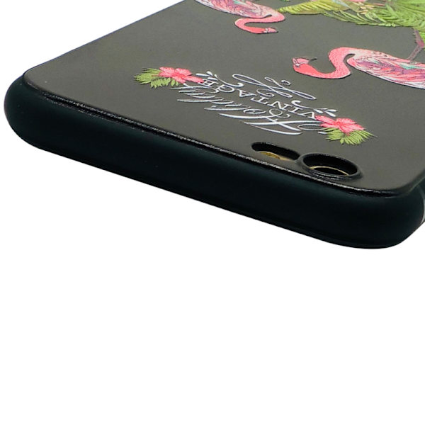 Skyddande Skal i Silikon till iPhone 6/6S Plus FLAMINGO