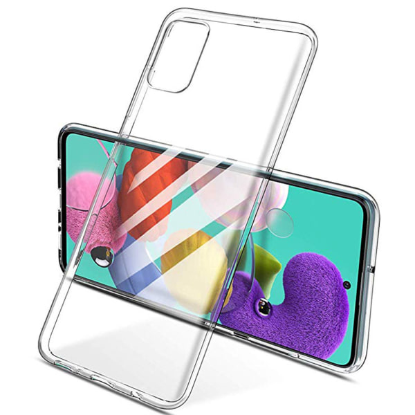 Samsung Galaxy A51 - Stilrent Floveme (TUNT) Silikonskal Transparent