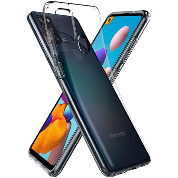 Silikonskal - Samsung Galaxy A21S Transparent/Genomskinlig