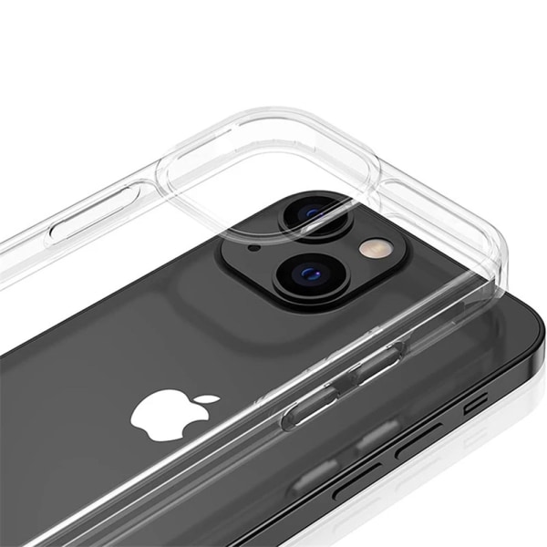 Iskunvaimentava Silikoni Kuori - iPhone 13 Mini Genomskinlig