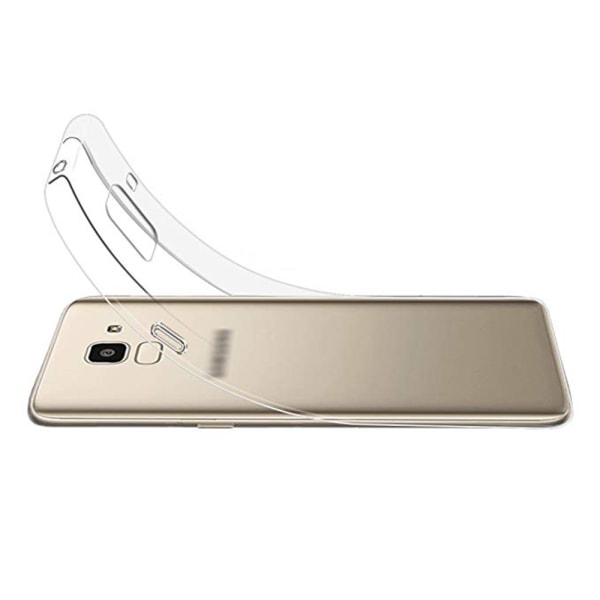 Smart silikondeksel (Ruff-Grip) - Samsung Galaxy J6 2018 Transparent/Genomskinlig