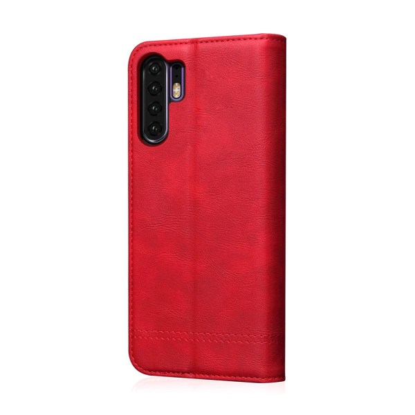 Skyddande Stilsäkert Plånboksfodral (LEMAN) - Huawei P30 Pro Svart