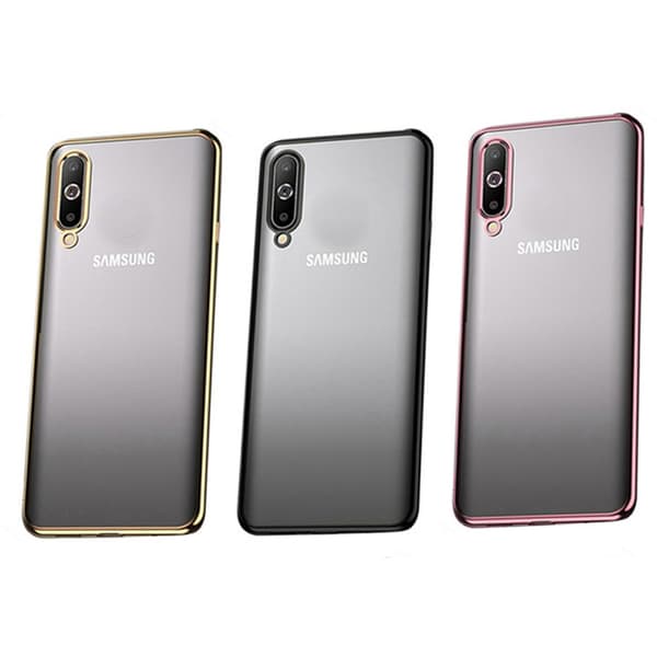St�td�mpande Smidigt Silikonskal - Samsung Galaxy A50 Guld