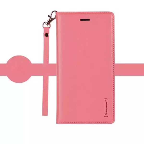 Professionellt Smidigt Plånboksfodral Hanman - iPhone 11 Pro Ljusrosa Ljusrosa