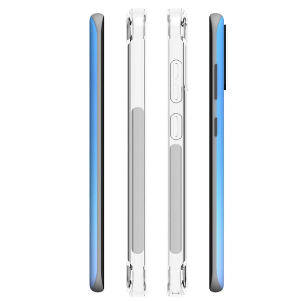 Kraftfullt Skyddsskal - Samsung Galaxy A41 Blå/Rosa