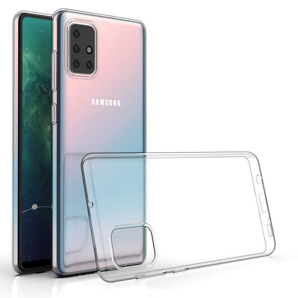Kraftfullt Skal - Samsung Galaxy A71 Transparent
