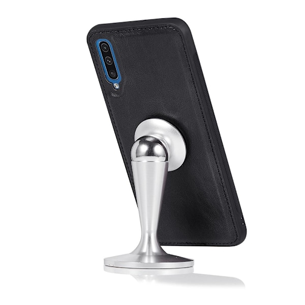 Samsung Galaxy A50 - Elegant Dubbel Plånboksfodral Svart