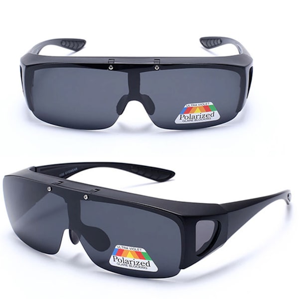 Solglas�gon Polariserad �verdrag f�r Glas�gon Svart