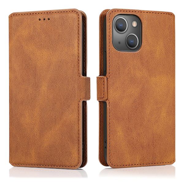 Stilrent & Rymligt Plånboksfodral - iPhone 14 Mörkblå