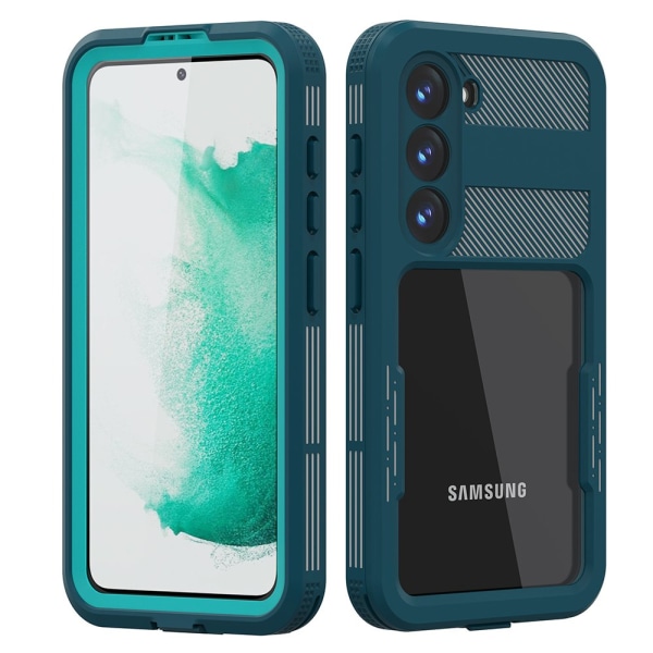 Vanntett IP68-deksel - Samsung Galaxy S23 Plus Blå
