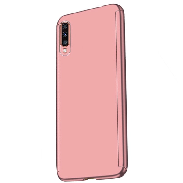 Genomtänkt Heltäckande FLOVEME Skal - Samsung Galaxy A70 Roséguld