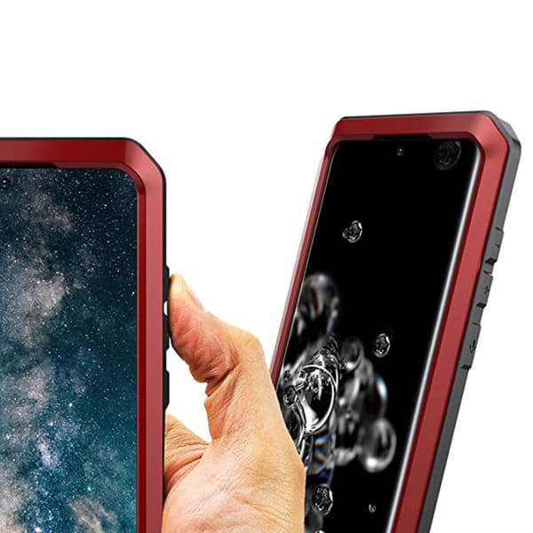 Samsung Galaxy S20 Ultra - Stilig støtsikker deksel Silver