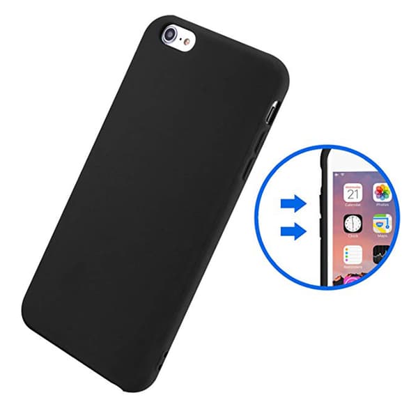 Effektfullt Nillkin Silikonskal - iPhone 6/6S Svart Svart