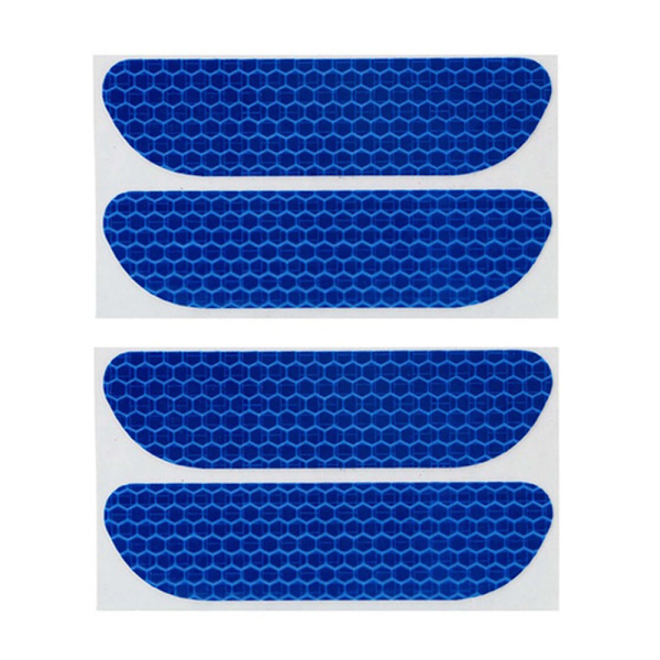 Praktiskt 5-Pack Hållbara Reflexremsor Blå