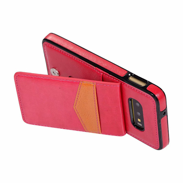 Skal med Kortfack - Samsung Galaxy S10E Rosa Rosa