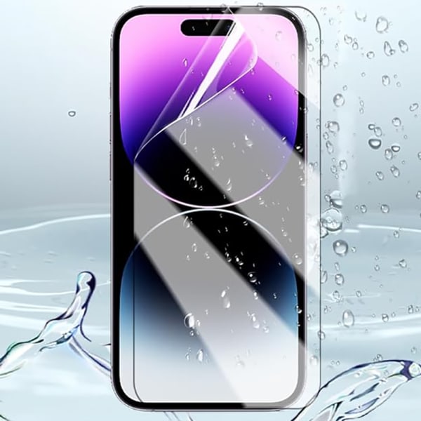 2-Pack iPhone 15 1set Hydrogel Fram&Baksida Skärmskydd