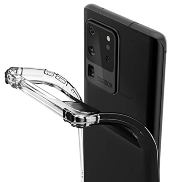 Samsung Galaxy S20 Ultra - Tyylikäs suojakuori FLOVEME Transparent/Genomskinlig