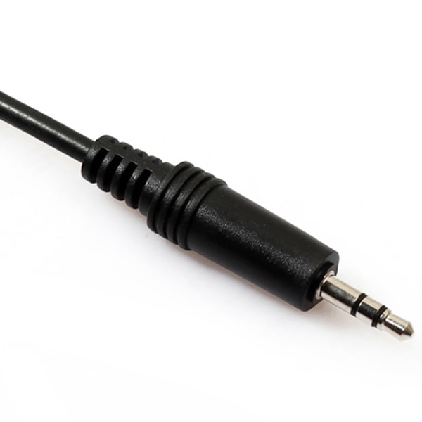 3 Meters 3.5mm AUX Ljudkabel (M-F) Svart