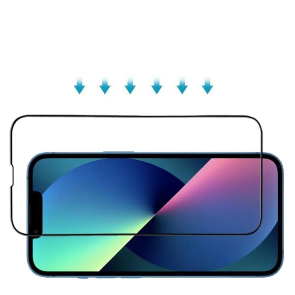 2-PAKK skjermbeskytter 2,5D HD 0,3 mm iPhone 13 Pro Max Transparent/Genomskinlig