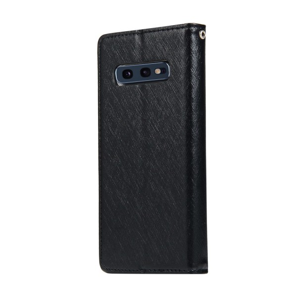 Elegant Plånboksfodral - Samsung Galaxy S10E Mörkblå