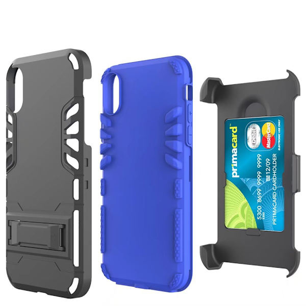 ROCK Skyddsfodral f�r iPhone X/XS Blå