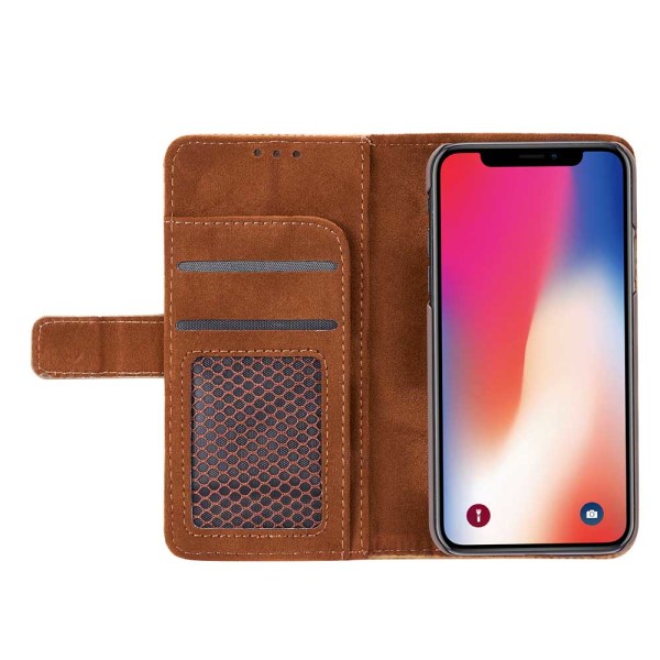 iPhone 11 - Kraftig (Leman) lommebokdeksel Svart
