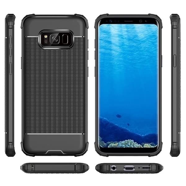 Samsung Galaxy S8 - Leman Skyddande Skal Röd