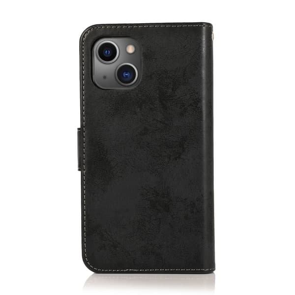 iPhone 15 - Smart pungetui med 3 kortholdere Svart
