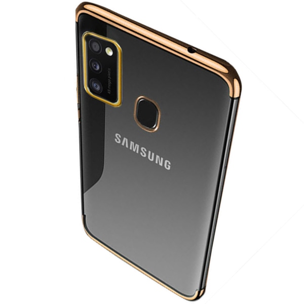 Gennemtænkt Silikone Cover FLOVEME - Samsung Galaxy A21S Guld