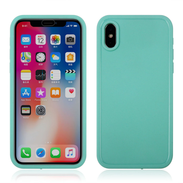 Skyddande Stilsäkert Vattentåligt Fodral FLOVEME - iPhone XR Transparent/Genomskinlig