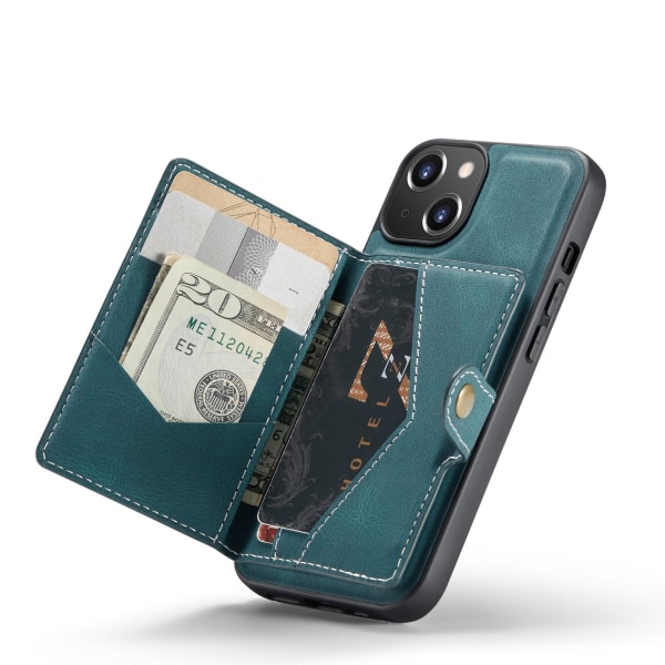 Kotelo korttipidikkeellä - iPhone 13 Grön