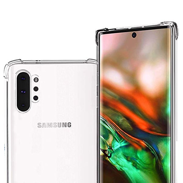 Samsung Galaxy Note10+ - Slittåligt Skyddsskal (Floveme) Svart/Guld