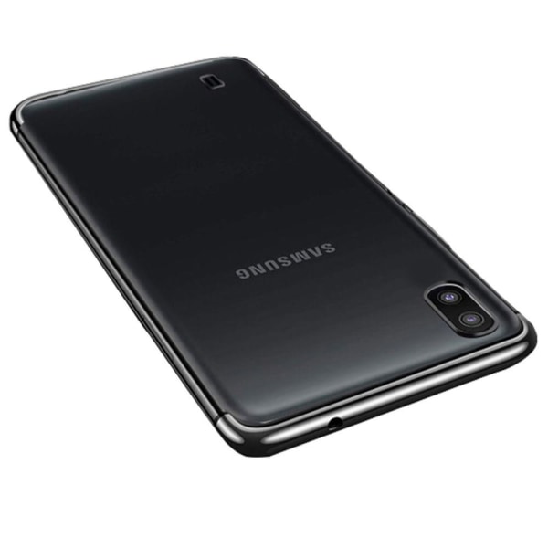 Stilrent Skyddsskal i Silikon från Floveme - Samsung Galaxy A10 Blå