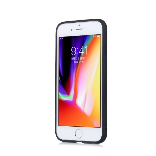 Kraftfuldt fleksibelt etui - iPhone SE 2020 Svart