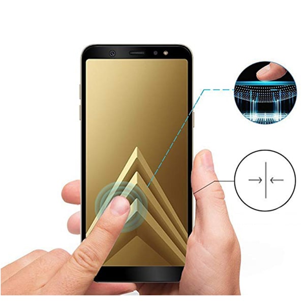 Skärmskydd i 2-PACK från MyGuard till Samsung Galaxy A6 Plus Vit