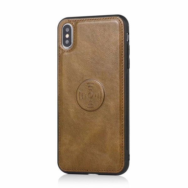 Smooth Wallet etui - iPhone X/XS Brun