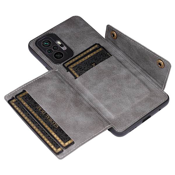 Stilsäkert Skal Kortfack - Xiaomi Redmi Note 10 Pro Svart