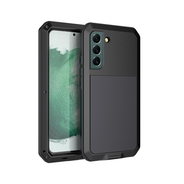 Skyddande Aluminium Skal - Samsung Galaxy S22 Plus Svart
