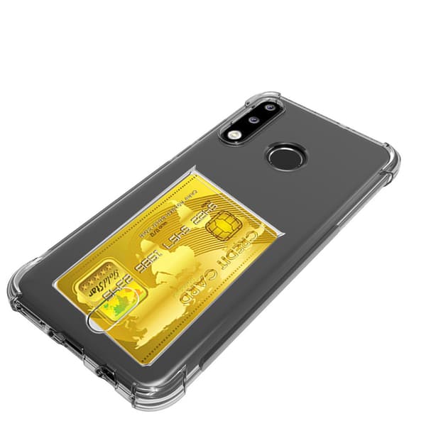Smidigt Skal med Kortfack - Huawei P30 Lite Transparent